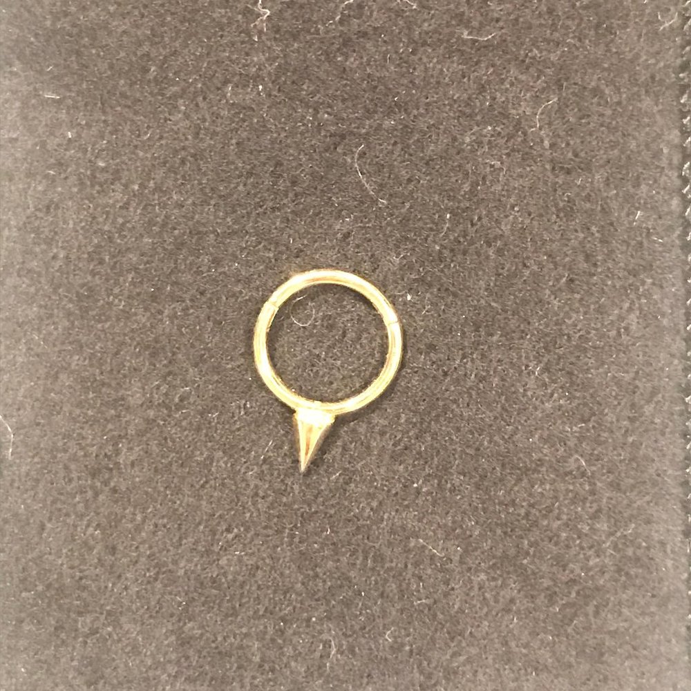 Maria Tash Yellow Gold Hoop Earring